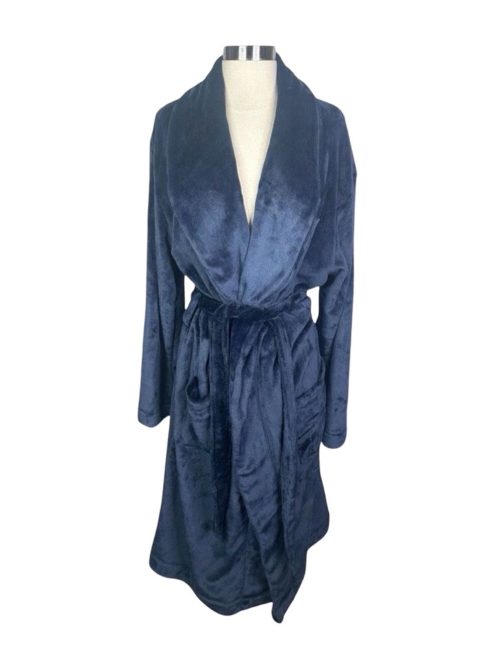Goodfellow & Co Plush Bath Robe - Size S/M - Dressy Blue